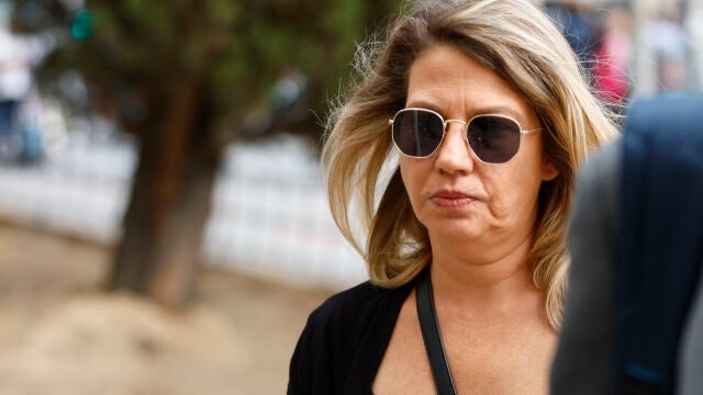 Cristina Alvarez asesora de Begoña Gómez a su llegada a Plaza de Castilla.