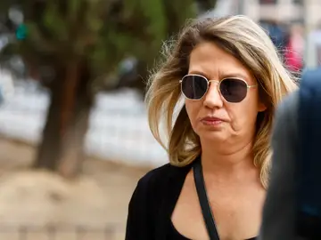 Cristina Alvarez asesora de Begoña Gómez a su llegada a Plaza de Castilla. Cristina Alvarez asesora de Begoña Gómez a su llegada a Plaza de Castilla.