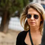 Cristina Alvarez asesora de Begoña Gómez a su llegada a Plaza de Castilla.