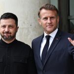 Ucrania.- Zelenski y Macron abordan un posible refuerzo de la defensa aérea de Ucrania durante una reunión en Nueva York