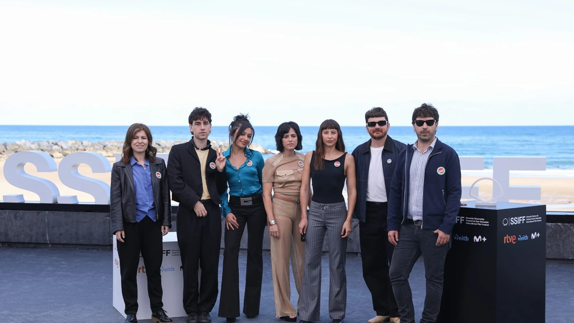 Creadores y protagonistas de la serie original de atresplayer acudieron a San Sebastián para la proyección y la rueda de prensa