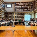 Pleno municipal celebrado en Santiago de Compostela.