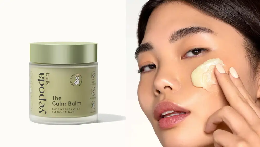 The Calm Balm, bálsamo sólido de aceite de oliva y coco que derrite el maquillaje al instante (25€)