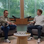 Mark Zuckerberg junto a Alex Heath durante su entrevista en el podcast Access Mark Zuckerberg junto a Alex Heath durante su entrevista en el podcast Access
