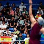 En el Ariake Coliseum también hubo banderas españolas