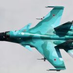 Un caza ruso Su-34
