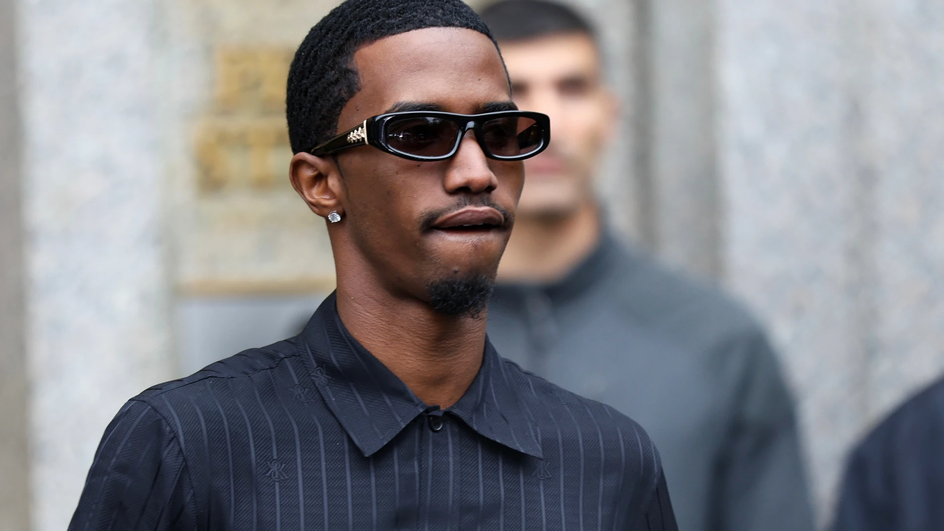 Christian "King" Combs exits Manhattan federal court after a hearing for Sean "Diddy" Combs, Thursday, Sept. 25, 2025, in New York. (AP Photo/Heather Khalifa)