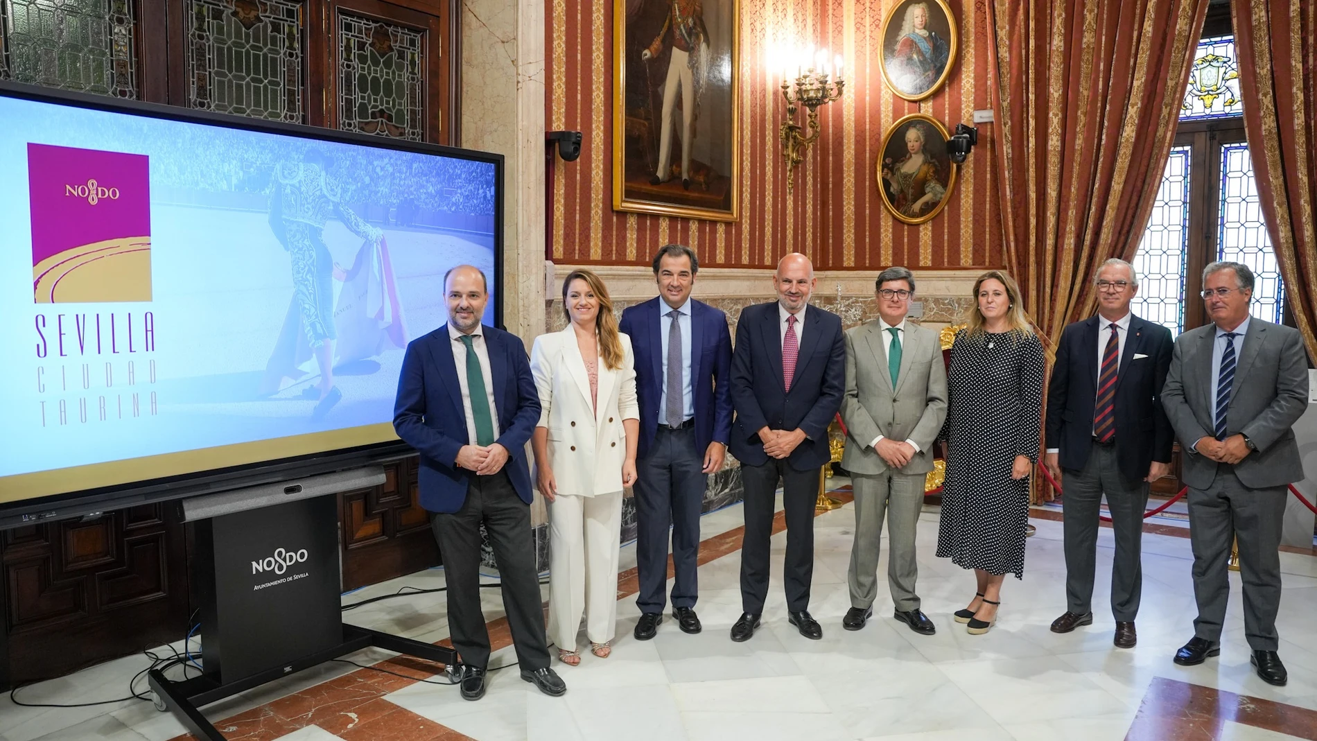 Presentación de 'Sevilla, Ciudad Taurina'. REMITIDA / HANDOUT por AYUNTAMIENTO DE SEVILLA Fotografía remitida a medios de comunicación exclusivamente para ilustrar la noticia a la que hace referencia la imagen, y citando la procedencia de la imagen en la firma 25/09/2025