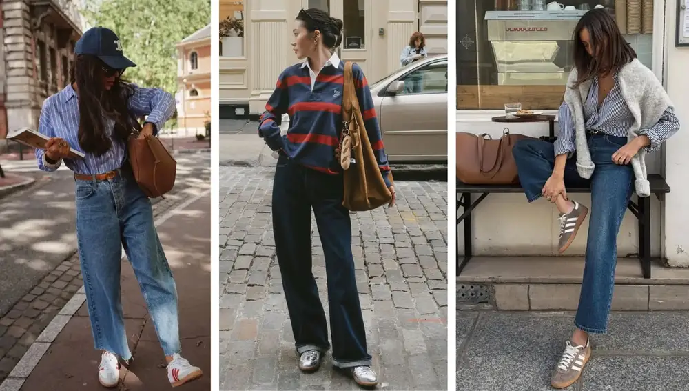 Camisas de rayas y polos, dos básicos que actualizan el estilo college.