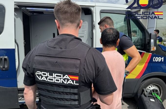 Imagen del operativo de la Policía Nacional 