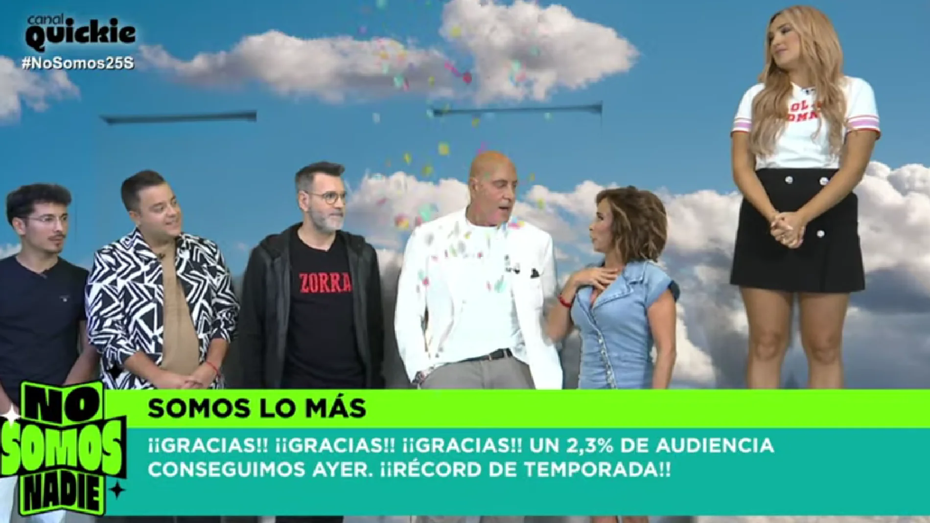 'No somos nadie' celebra su récord histórico de audiencia en Ten