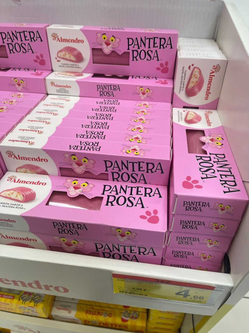 Turrón Pantera Rosa