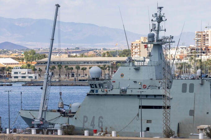 El buque Furor se prepara en Cartagena para partir en apoyo de la flotilla de ayuda a Gaza