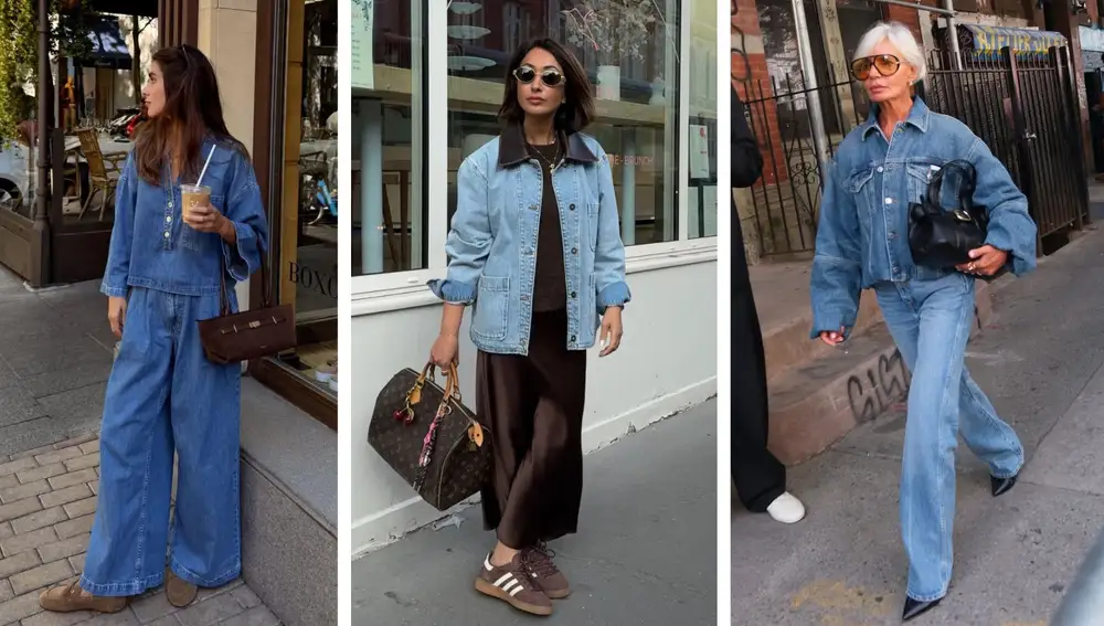 Camisas, cazadoras y vaqueros: el denim demuestra su versatilidad en todas las edades.