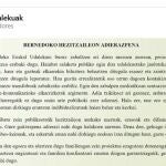 Comunicado de los monitores del campamento de Bernedo