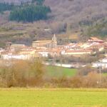 Vista de la localidad de Bernedo