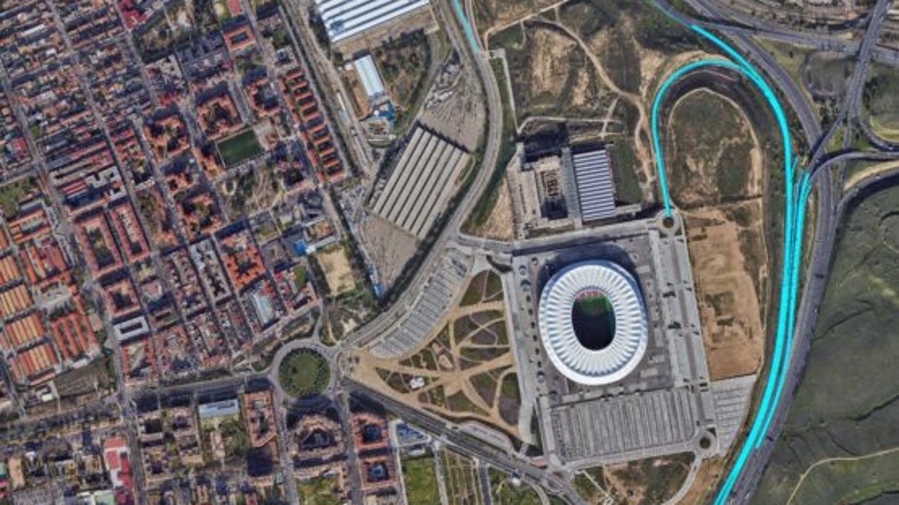 Este viernes Madrid abre un nuevo acceso para vehículos desde el Estadio Metropolitano a la M-40