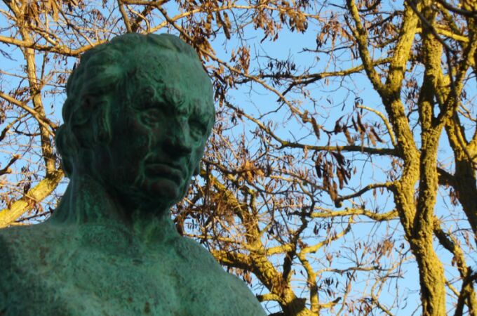Estatua de Goya en Fuendetodos, Zaragoza