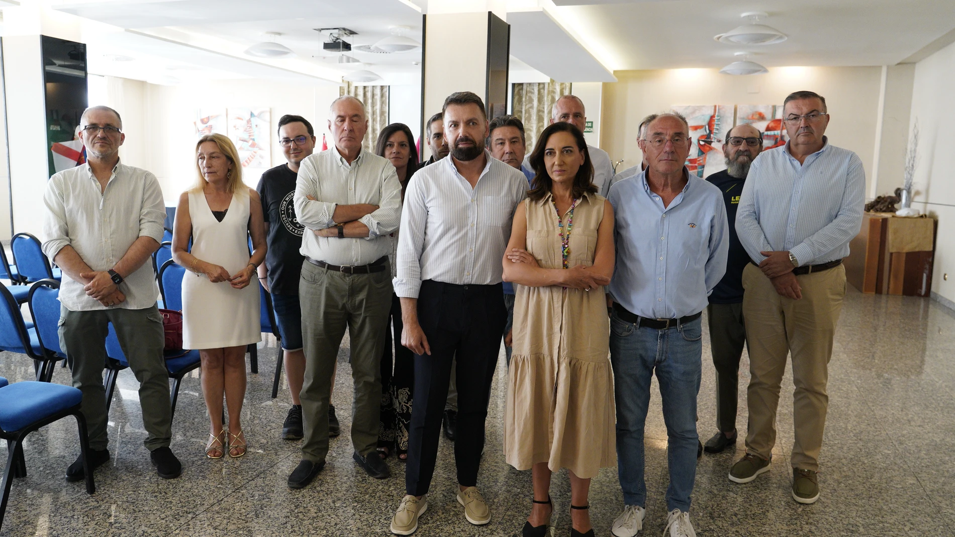 La secretaria general de UPL, Alicia Gallego, durante la constitución del nuevo Consejo General de la Unión del Pueblo Leonés