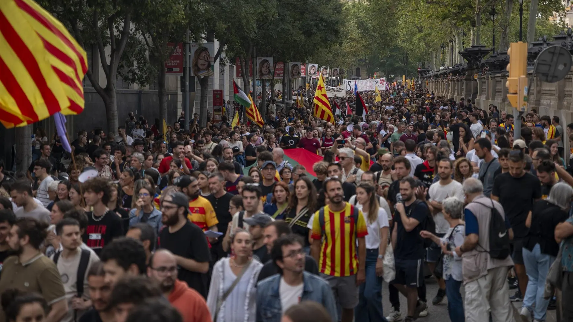 Imagen de la última Diada del 11 de septiembre