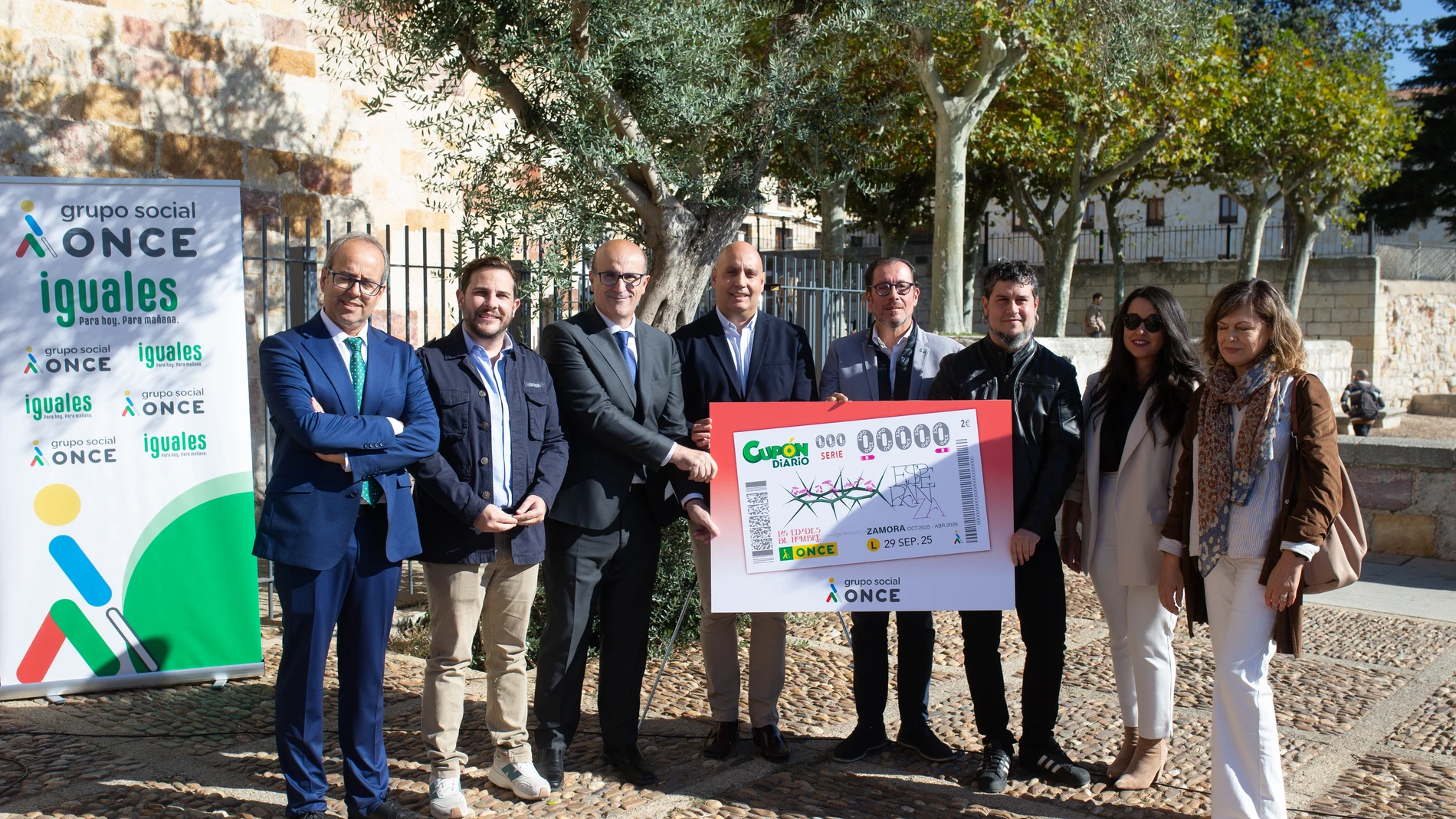Presentación del cupón de la ONCE de Las Edades del Hombre en Zamora