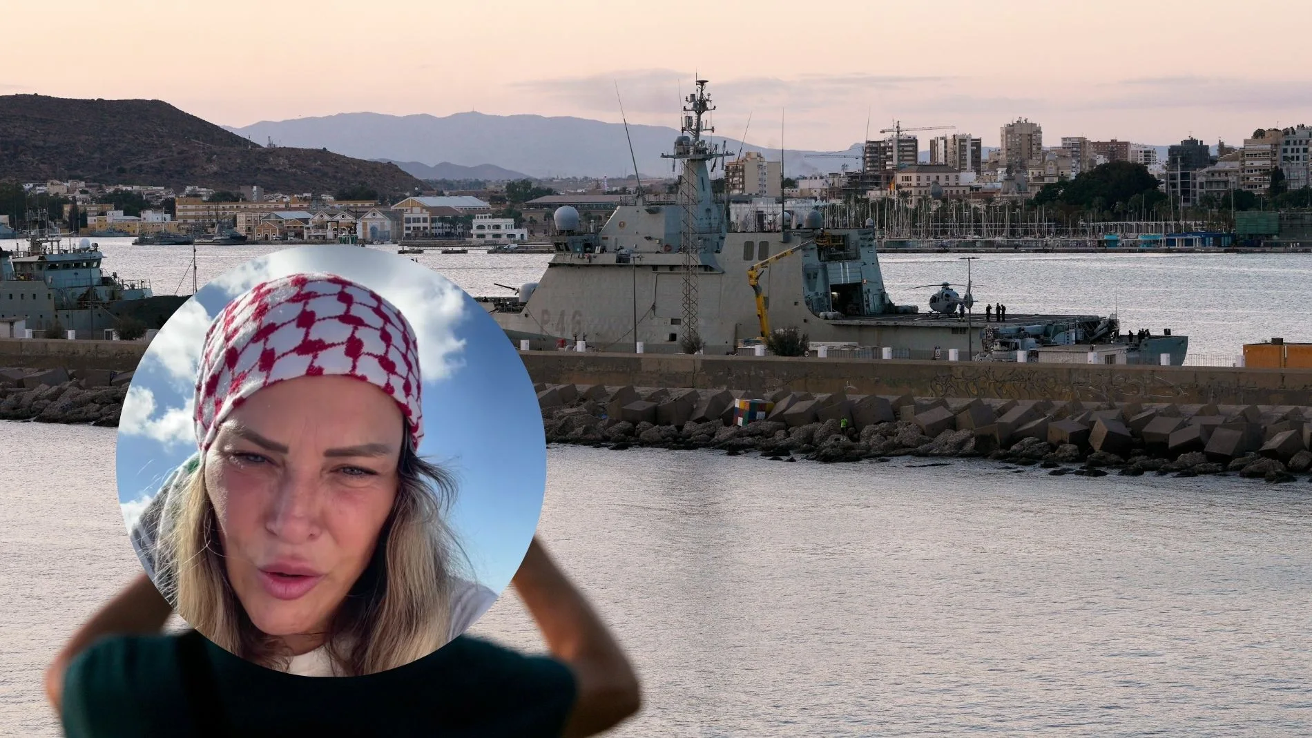 Ana Alcalde desde la flotilla con destino Gaza: "Estamos amenazados"