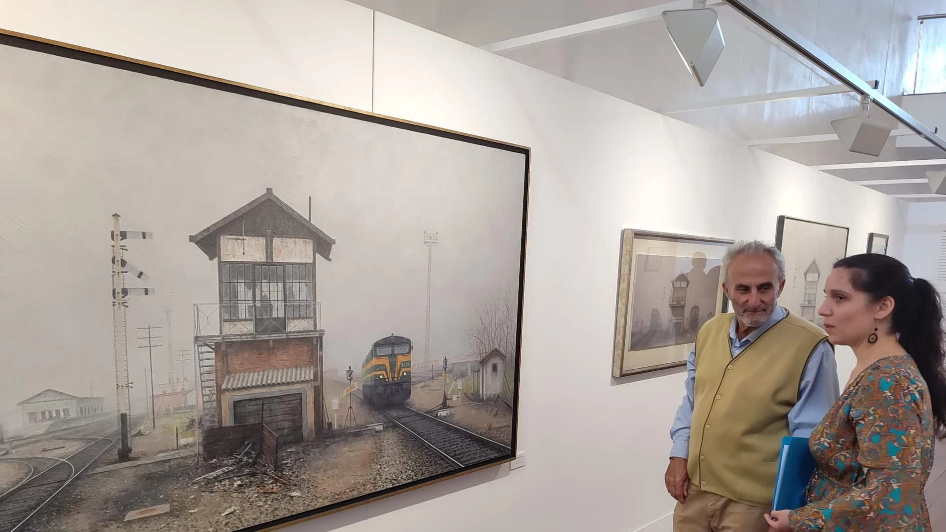 Exposición del pintor Ricard Sánchez en el Centro Cultural Miguel Delibes de Valladolid