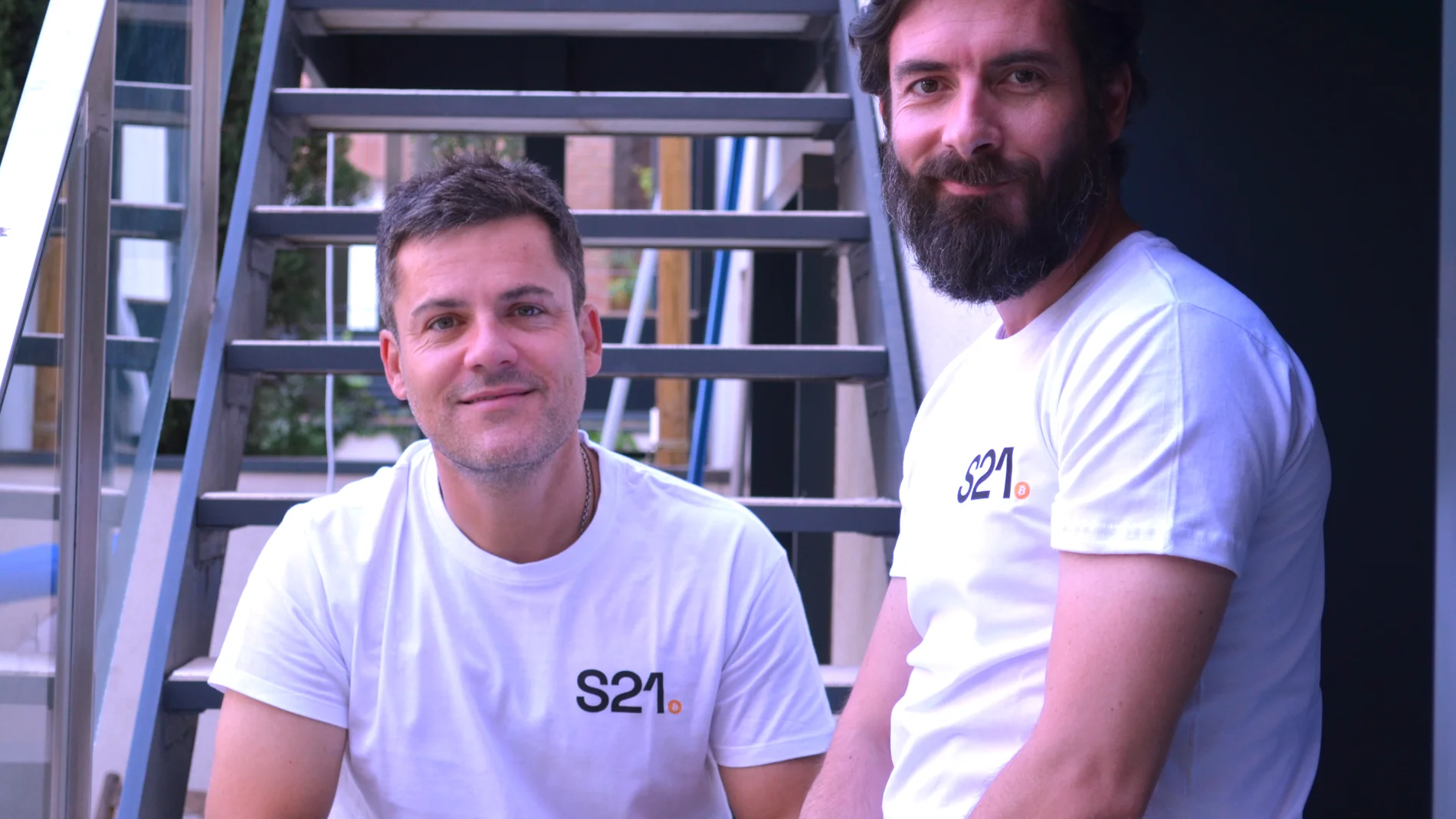 Luis Gelado (izq.) y su socio Carlos Sánchez de Vivar Villarroel