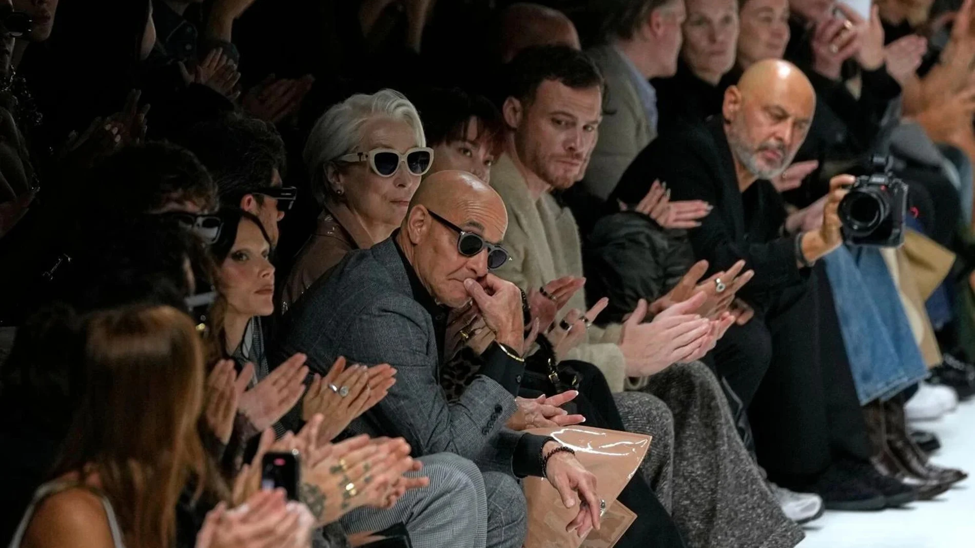 Meryl Streep y Stanley Tucci reaparecen como sus personajes de "El diablo viste de Prada" en la semana de la moda de Milán