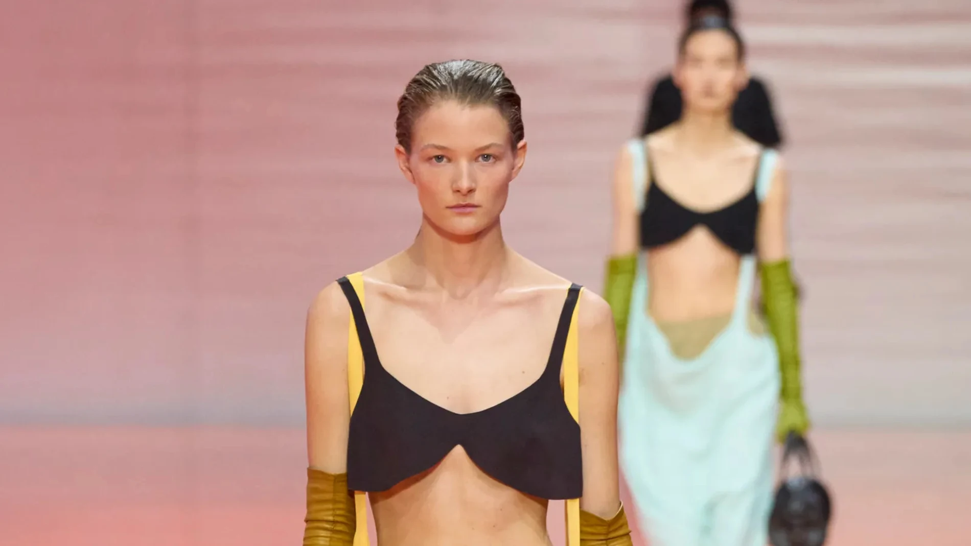 Desfile de Prada en la Semana de la Moda de Milán.