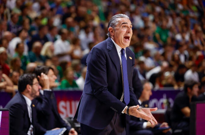 Sergio Scariolo, entrenador del Real Madrid