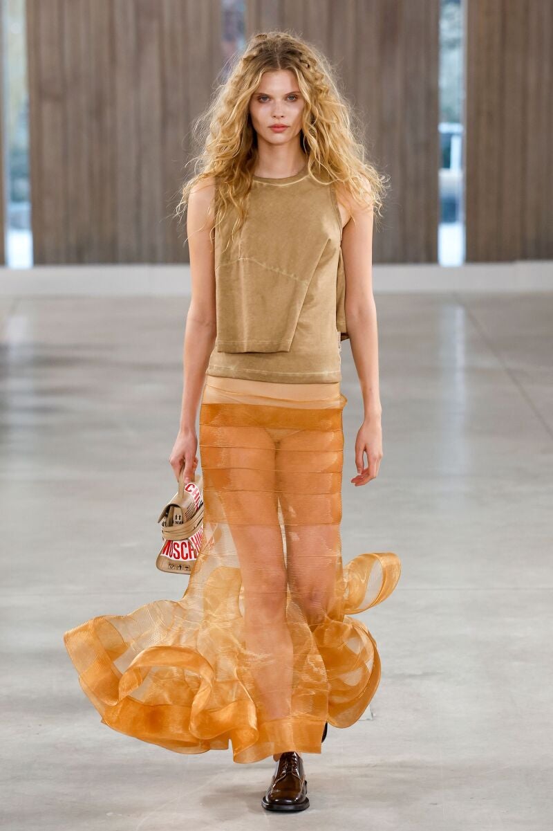 Desfile de Moschino en la Semana de la Moda de Milán.