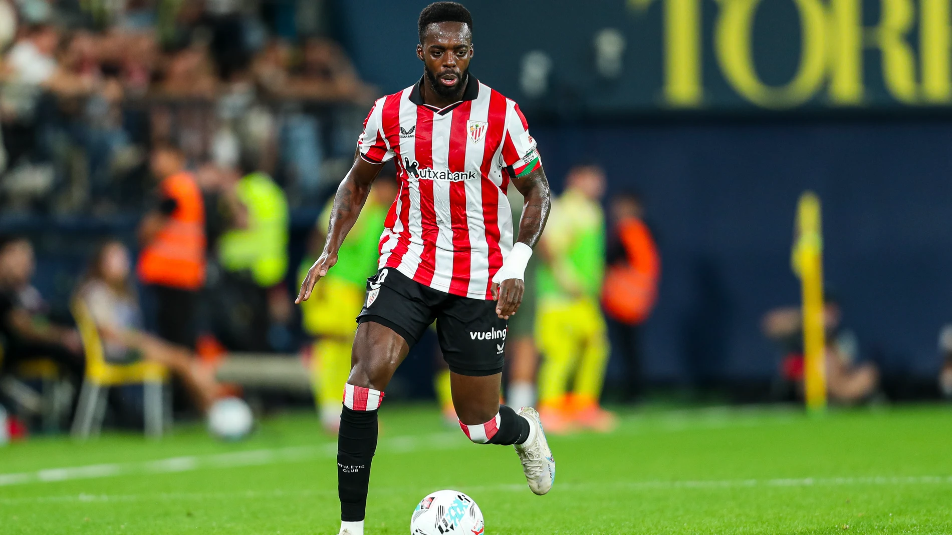 Inaki Williams of Athletic Club in action during the Spanish league, LaLiga EA Sports, football match played between Villarreal CF and Athletic Club Bilbao at La Ceramica stadium on September 27, 2025, in Villarreal, Spain.AFP7 27/09/2025 ONLY FOR USE IN SPAIN