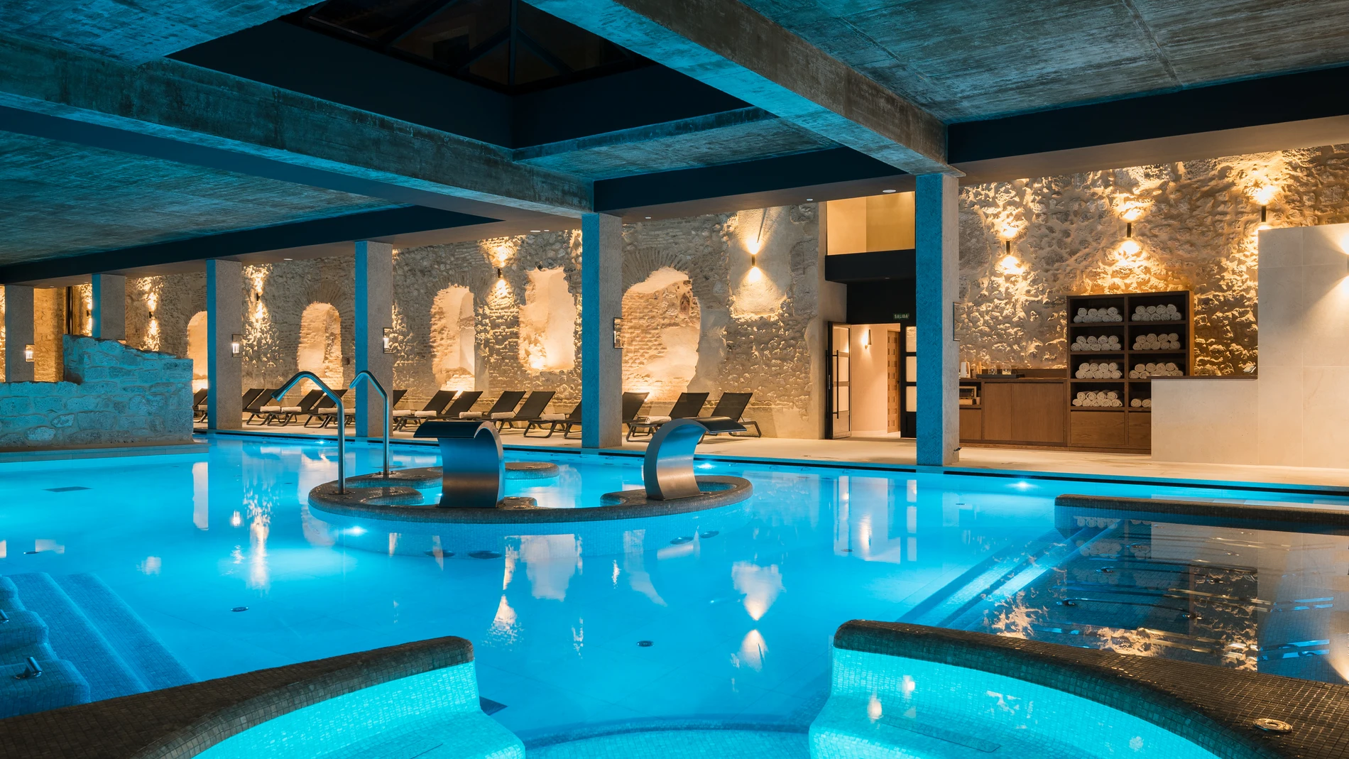 Spa del hotel Castilla Termal Brihuega (Guadalajara)
