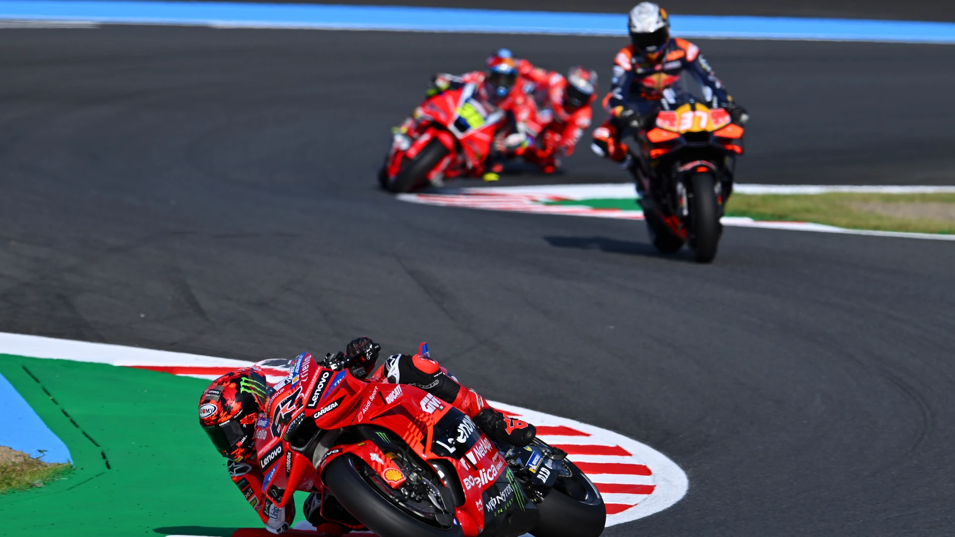 (Foto de ARCHIVO) 63 BAGNAIA Francesco (ita), Ducati Lenovo Team, Ducati Desmosedici GP25, action during the 2025 MotoGP Motul Grand Prix of Japan on the Twin Ring Motegi Circuit from September 26 to 28, At Motegi, Japan - Photo Studio Milagro / DPPI AFP7 06/10/2024 ONLY FOR USE IN SPAIN