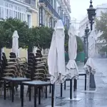 Hay avisos amarillos por lluvia en Sevilla