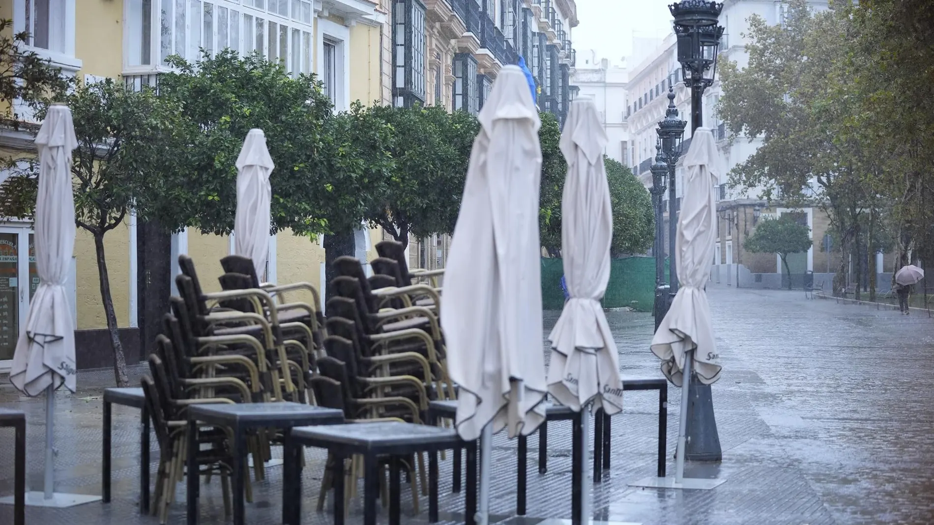 Hay avisos amarillos por lluvia en Sevilla