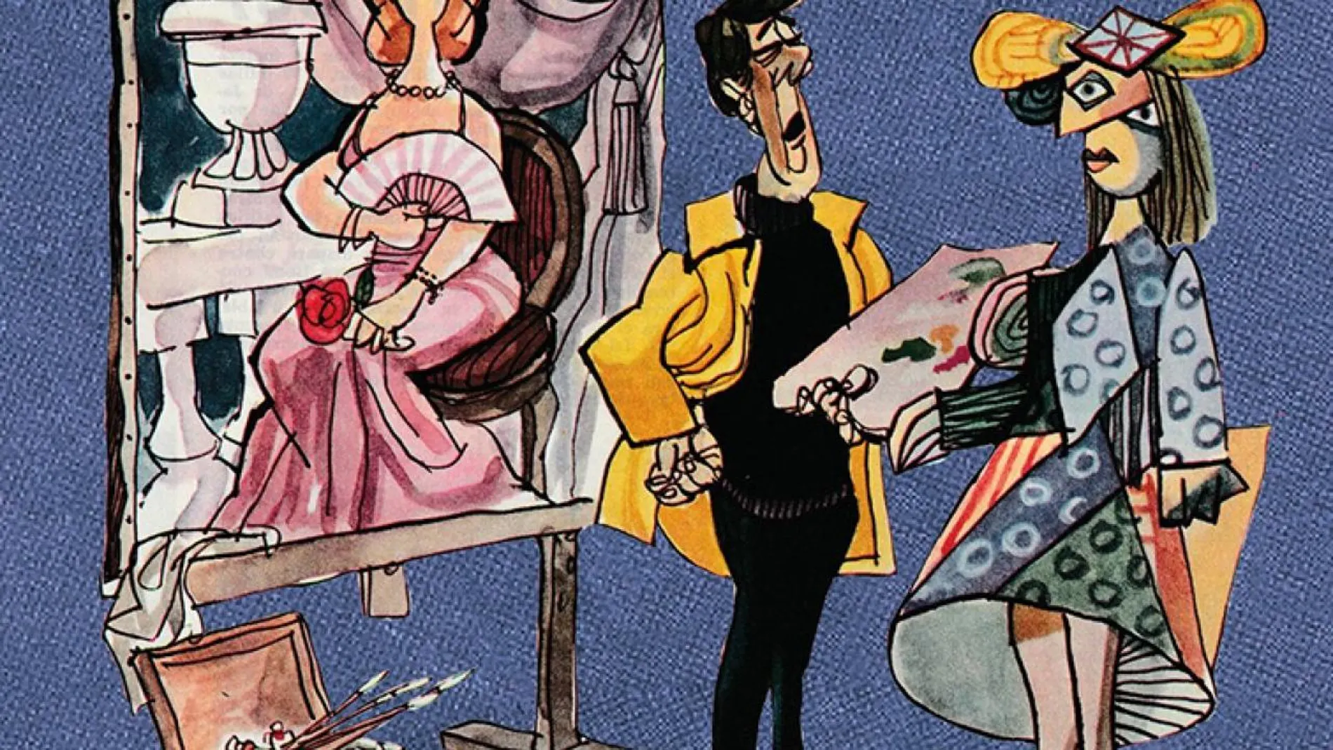 Mingote siempre reivindicó al artista malagueño
