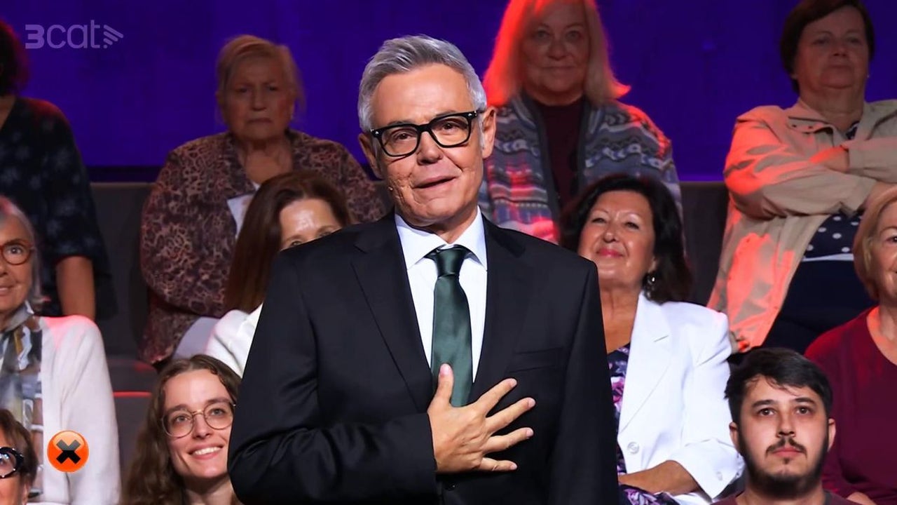 Jordi González se rompe en su vuelta a TV3: “Cuarenta años haciendo esto y aún me pongo nervioso”