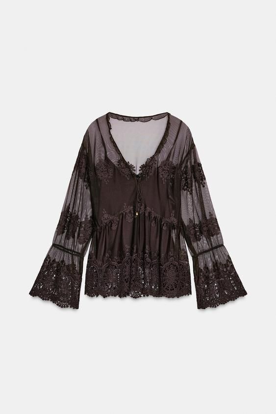 Blusa bohemia.