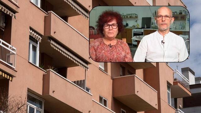 María y Fulgencio viven en un garaje desde hace un año