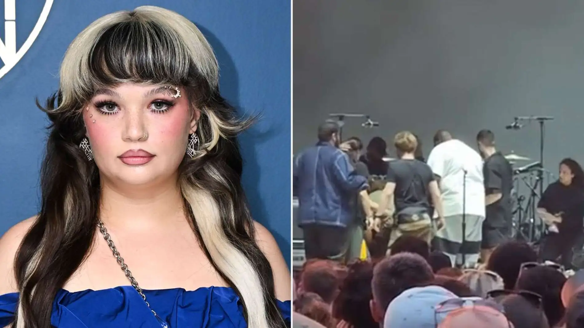 La cantante británica Lola Young se desmaya durante un festival en Nueva York y genera alarma en redes