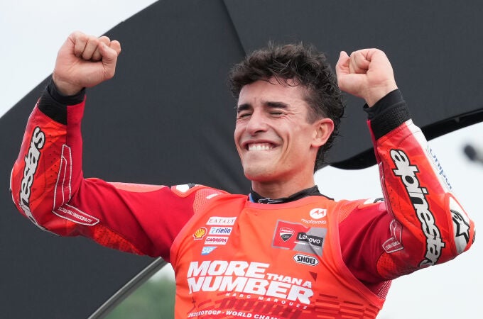 Marc Márquez, muy emocionado