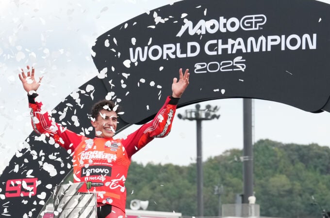 Marc Márquez, campeón del mundo de MotoGP 2025