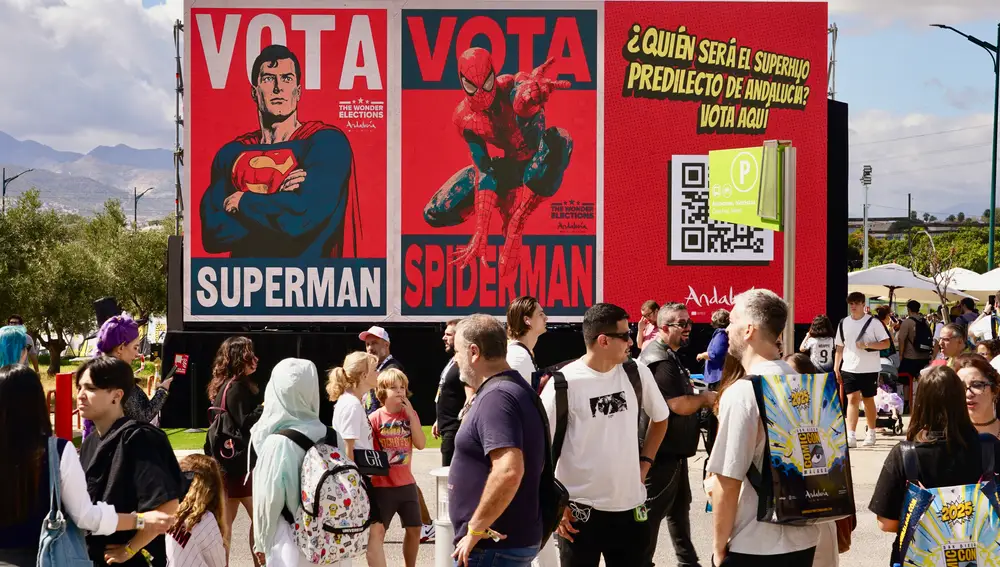 Ambiente en la última jornada de la San Diego Comic-Con en Málaga