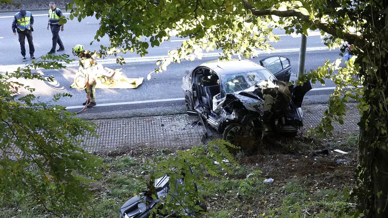 Un choque en la carretera de acceso a Santiago deja varios heridos y causa importantes retenciones