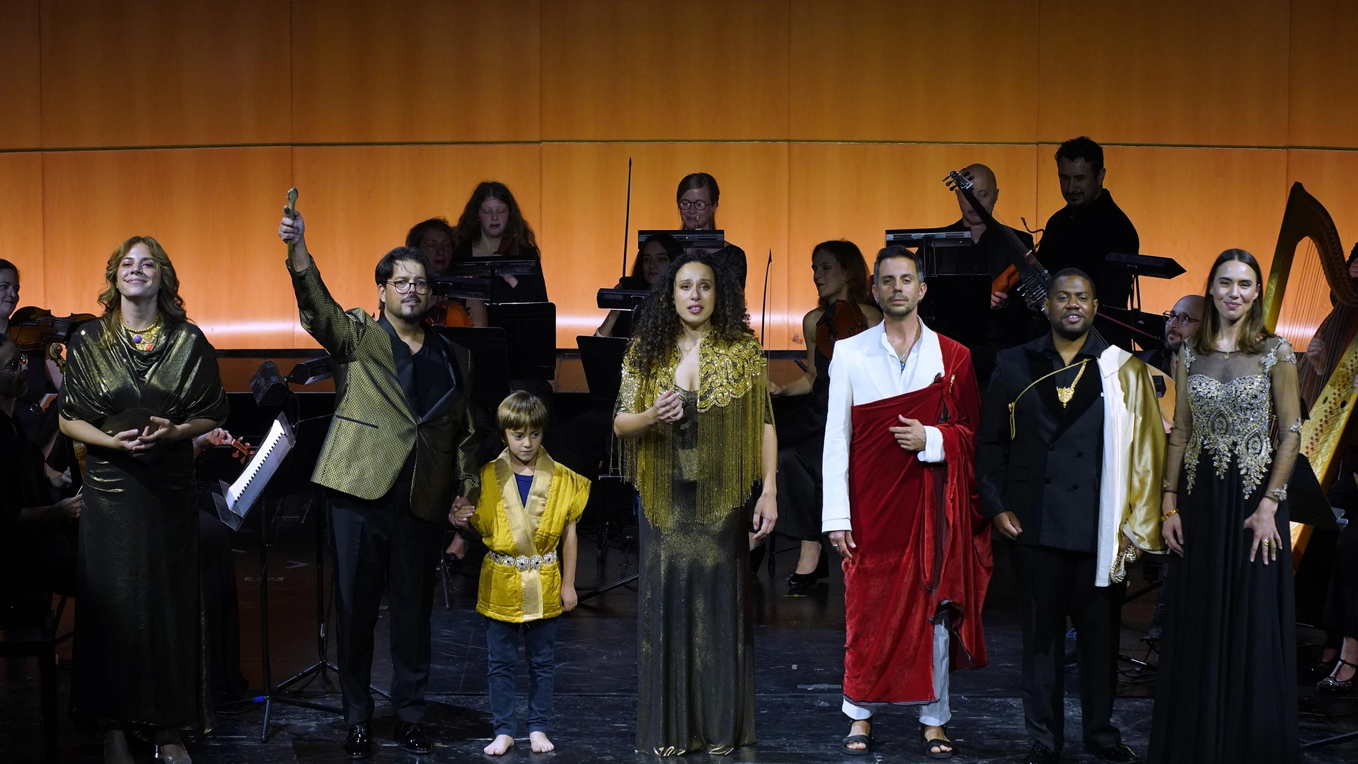 MADRID, 27/09/2025.- Un momento de la puesta en escena de la ópera ´Farnace´, de Antonio Vivaldi, hoy sábado en el Teatro Real de Madrid. EFE / Teatro Real / Javier del Real. ***SOLO USO EDITORIAL / SOLO USO DISPONIBLE PARA ILUSTRAR LA NOTICIA QUE ACOMPAÑA/ (CRÉDITO OBLIGATORIO)***.