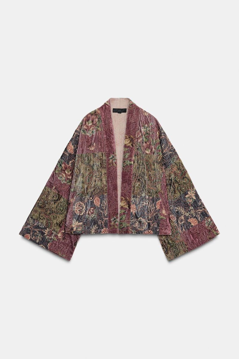 Kimono estampado.