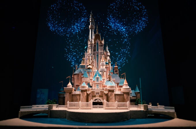 Maqueta de "Castle of Magical Dreams" para Hong Kong Disneyland Park, expuesto en la galería Tu Mundo Disney