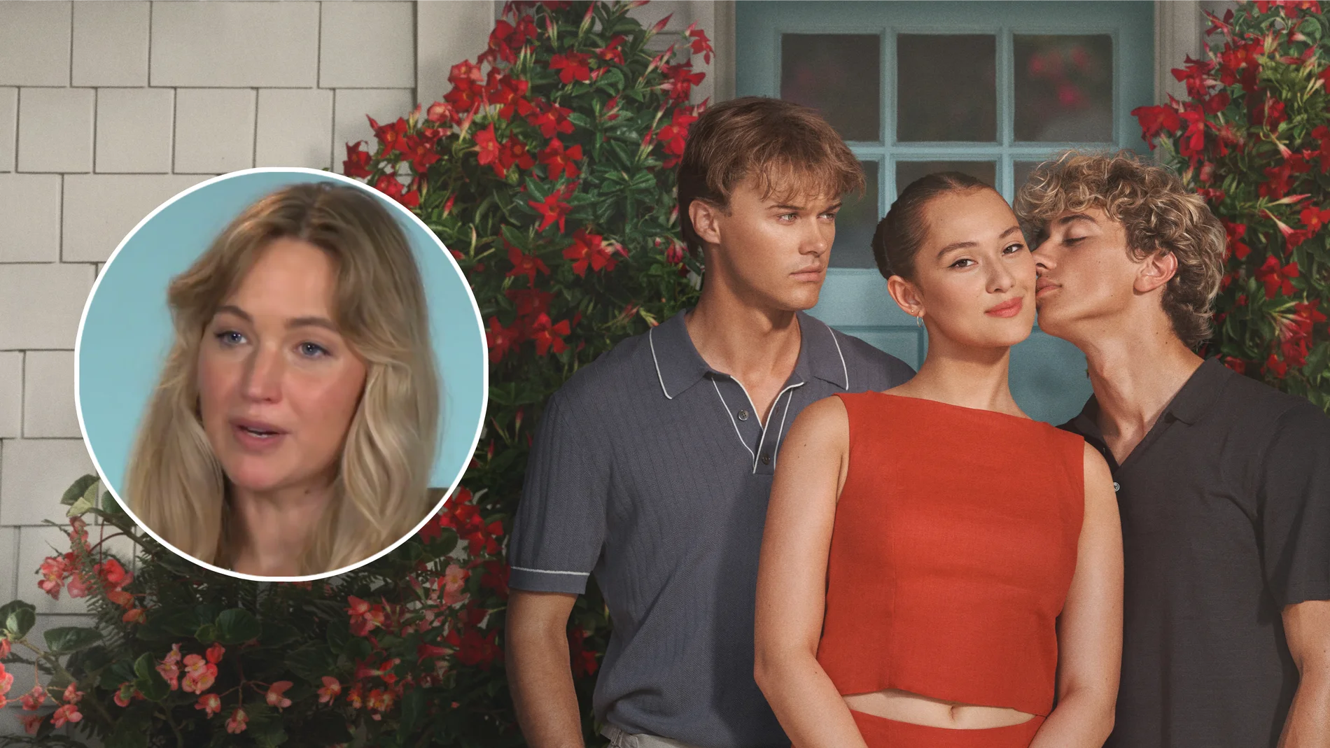 Jennifer Lawrence escoge entre Team Conrad y Team Jeremiah